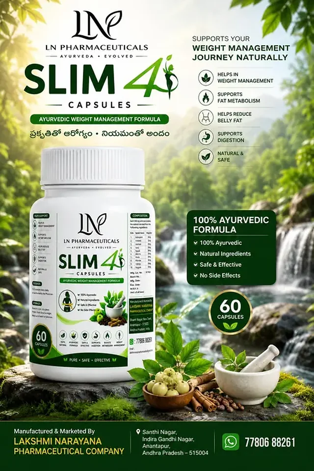 Slim 4 60 capsules LN Pharmaceuticals product packaging reference